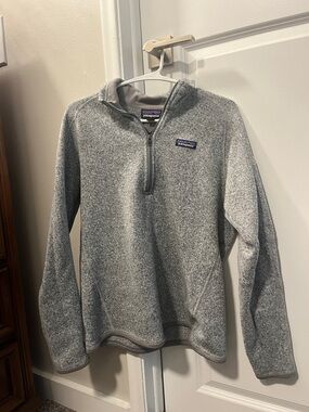 Women’s Patagonia Heather Gray 1/4 Zip Fleece Pullover